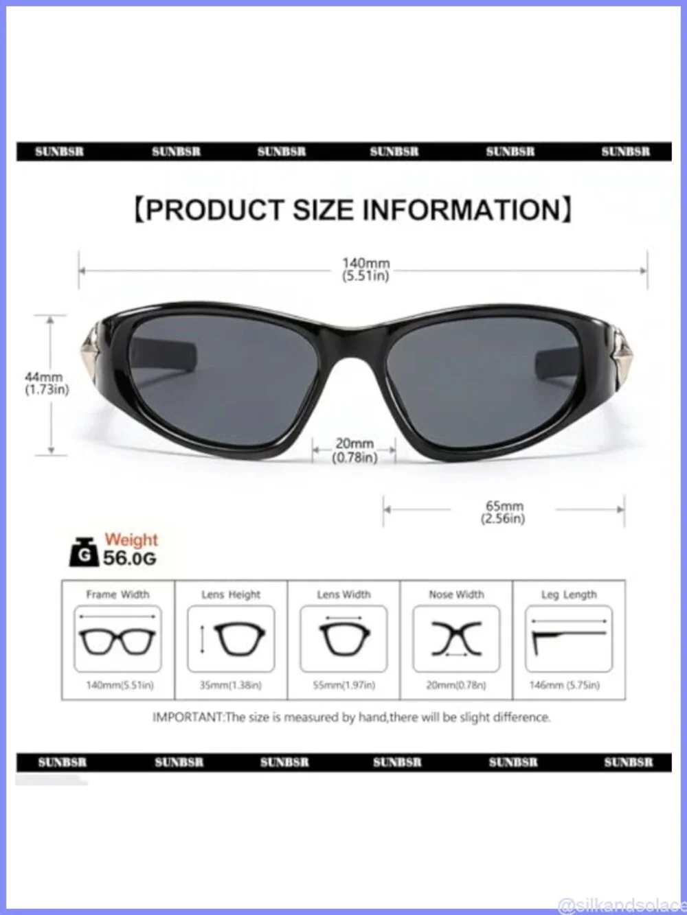 Y2K Star Wrap Around Sunglasses UV400 Full Frame Narrow Fit Rave Festival